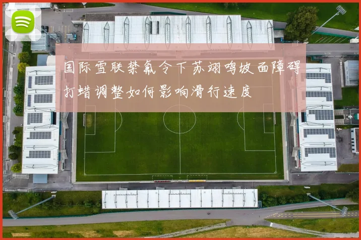 国际雪联禁氟令下苏翊鸣坡面障碍打蜡调整如何影响滑行速度